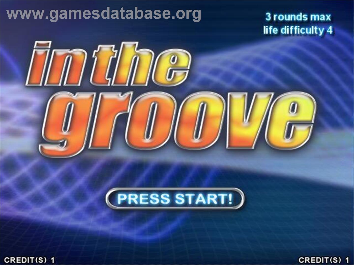 In the Groove - Microsoft Windows - Artwork - Title Screen